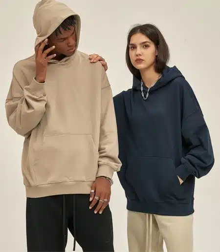 Couple wearing Hoodies
